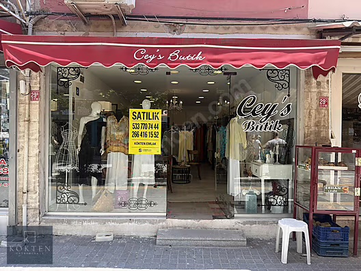Burhaniye Ali Çetinkaya Caddesi üzerinde cadde cepheli satılık dükkan
